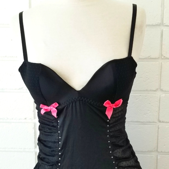 Victoria's Secret Vintage Sexy Little Things Chemise Garter Lace Lingerie NWT - Picture 3 of 16